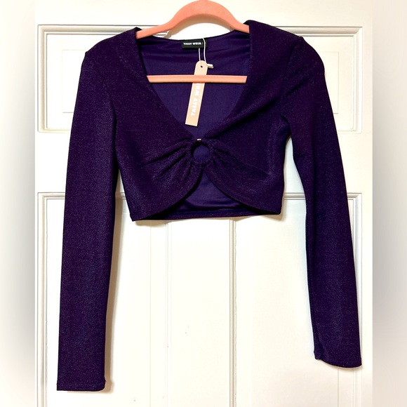 Purple sparkly top - Picture 1 of 5